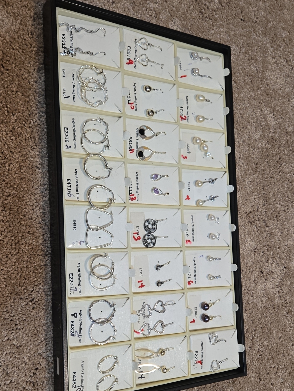 Sterling Silver Hoop and Dangle Earring Collection - Silver